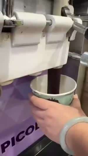 초코 소프트아이스크림 기계 과냉각 대참사