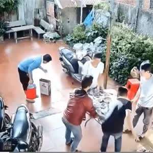 야외식탁 대참사