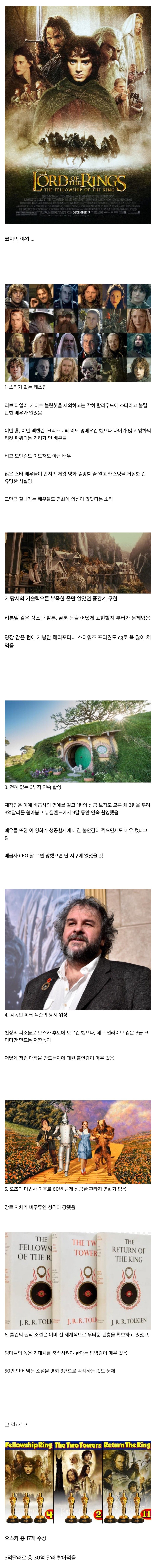 헐리우드 역사상 제일 빡셌던 판타지 영화