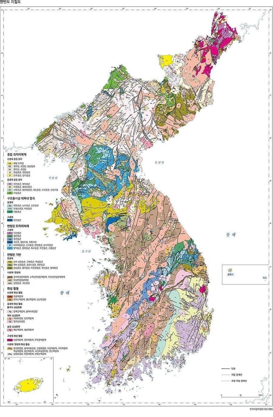 한반도에서 석유가 나지 않는 이유
