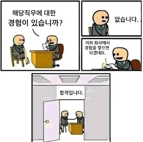 비정상적인 회사 면접
