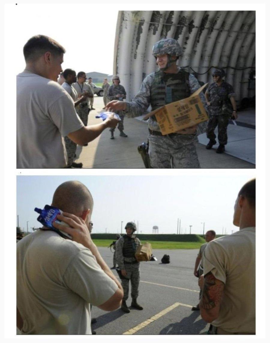 설레임 보급받는 주한미군.....