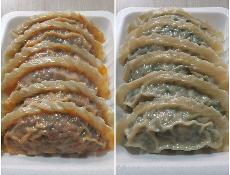 김치만두 vs 고기만두