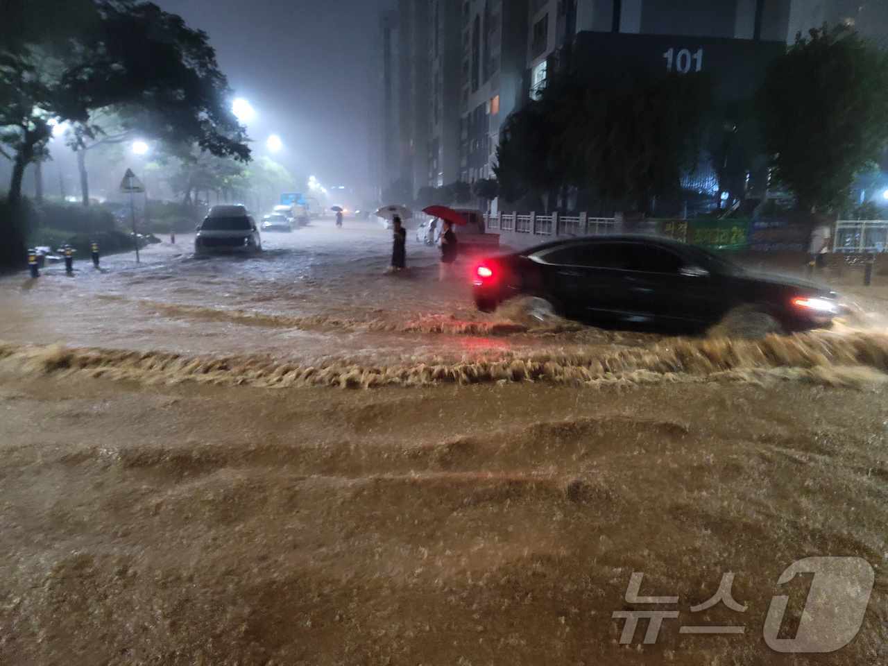 무안공항 279.2mm 폭우