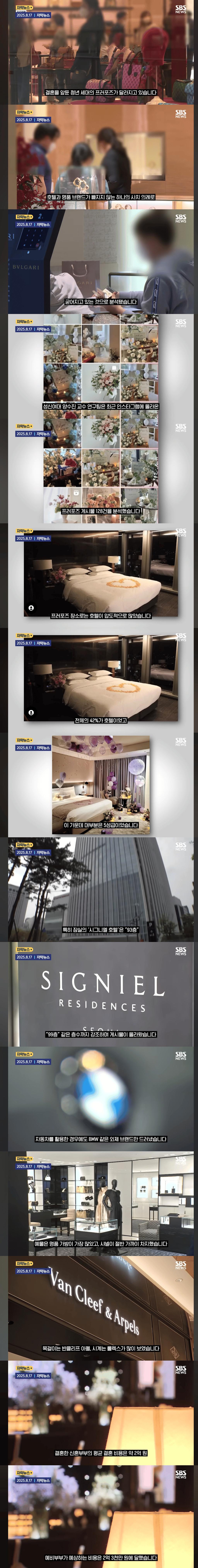 2억씩 들어가는 인스타결혼문화