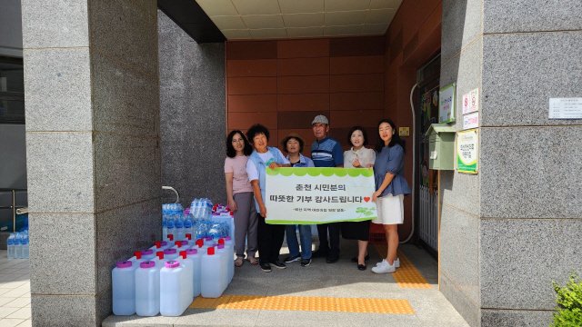 아이들 걱정돼 물 1480ℓ 싣고 강릉 달려간 어르신