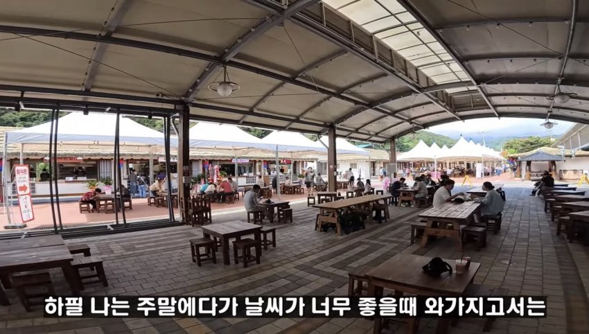 오픈 1주만에 망조가보이는 백종원의 문경 푸드코트