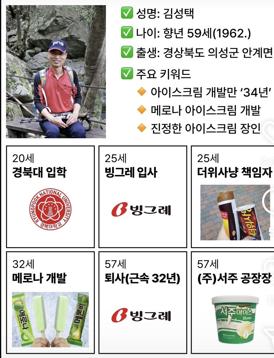 젊은 나이에 아이스크림계에 큰 획을 그은 장인