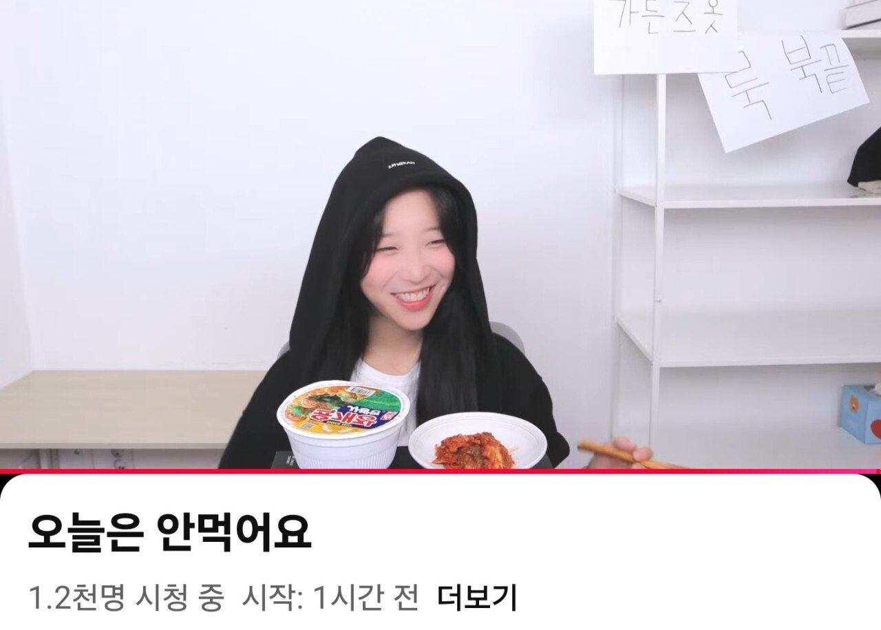 속보 쯔양 이정도면 안먹었다 치자함