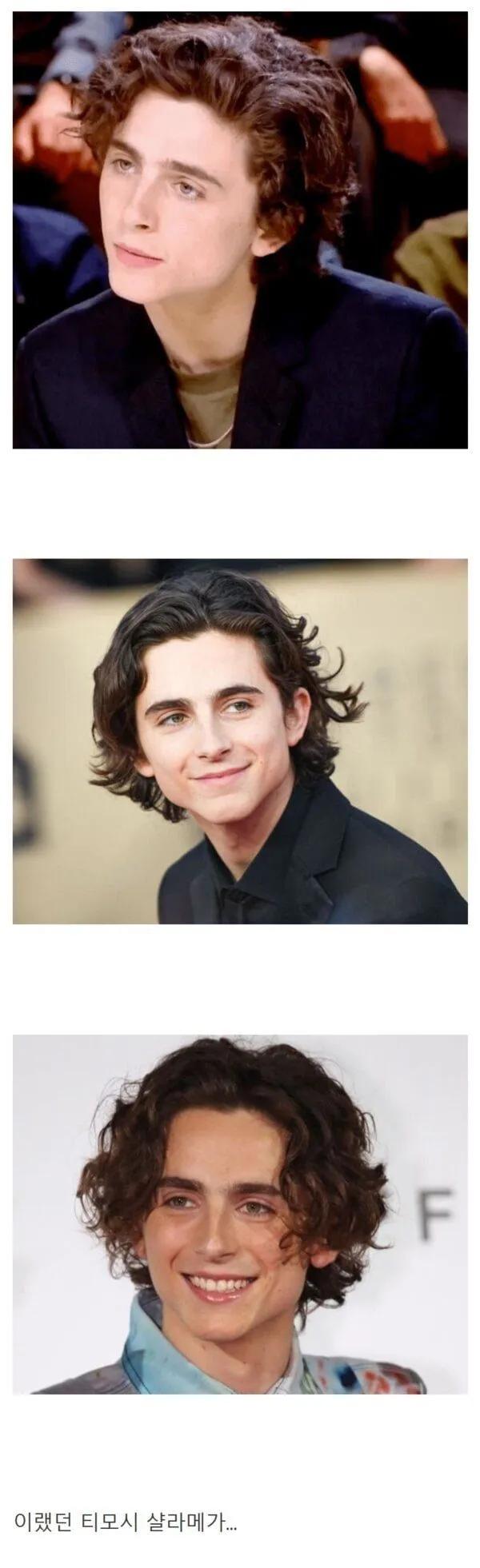 [스압] 머리빨이었다는 티모시 샬라메