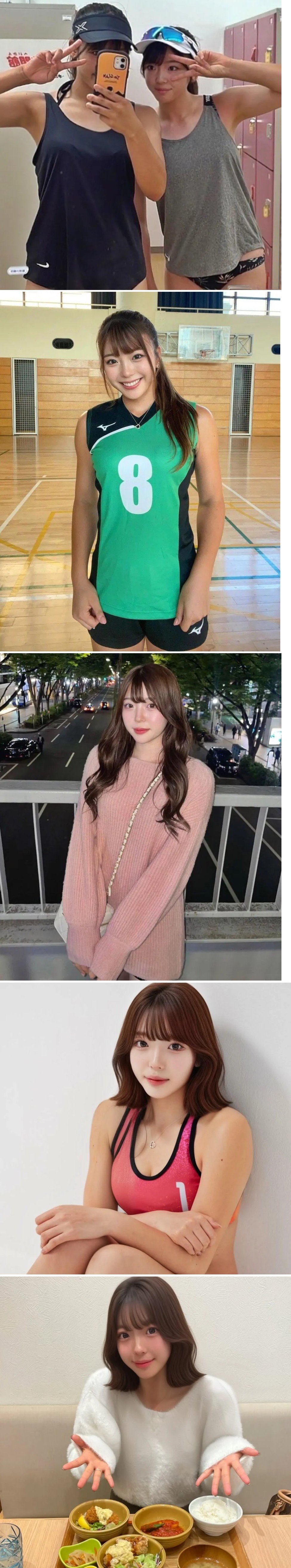 ㅇㅎ) 일본의 비치발리볼 국가대표 누나 미모