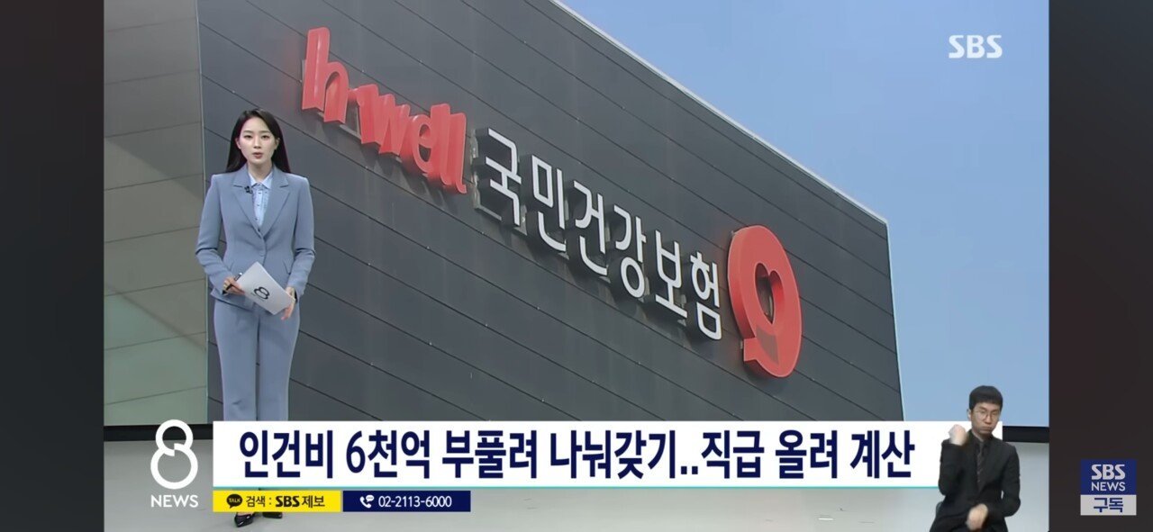 건강보험공단. 8년간 6,000억 헤쳐먹어