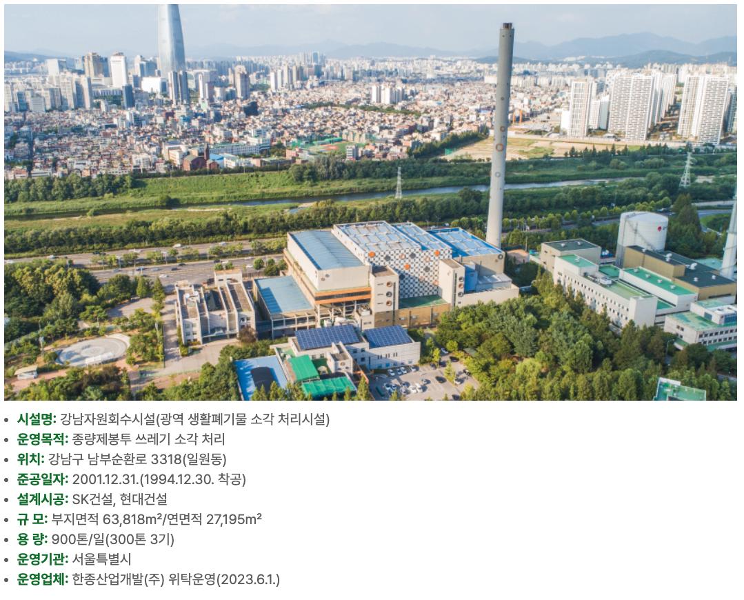 강남에 쓰레기처리시설 만들라는 게 ㄹㅇ 말이 안되는 이유.EU