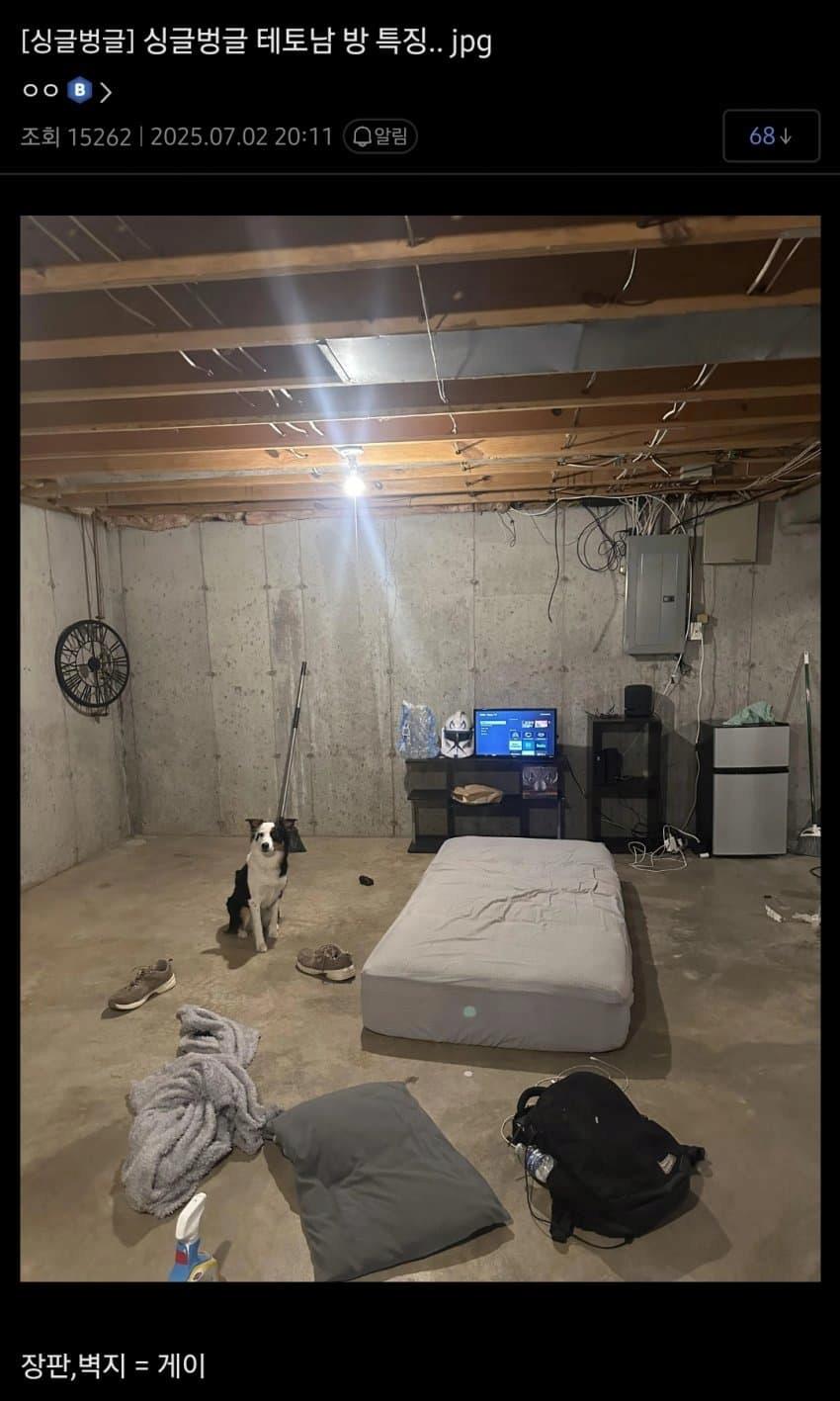 테토남 방 특징