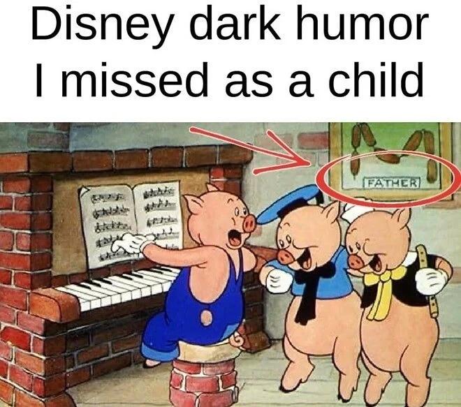 어릴 땐 몰랐던 디즈니의 다크 유머