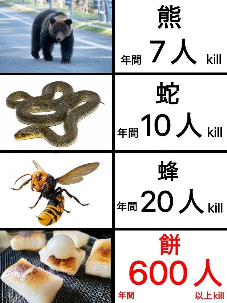 일본에서 매년 사람을 제일 많이 죽이는 것 ㄷㄷ