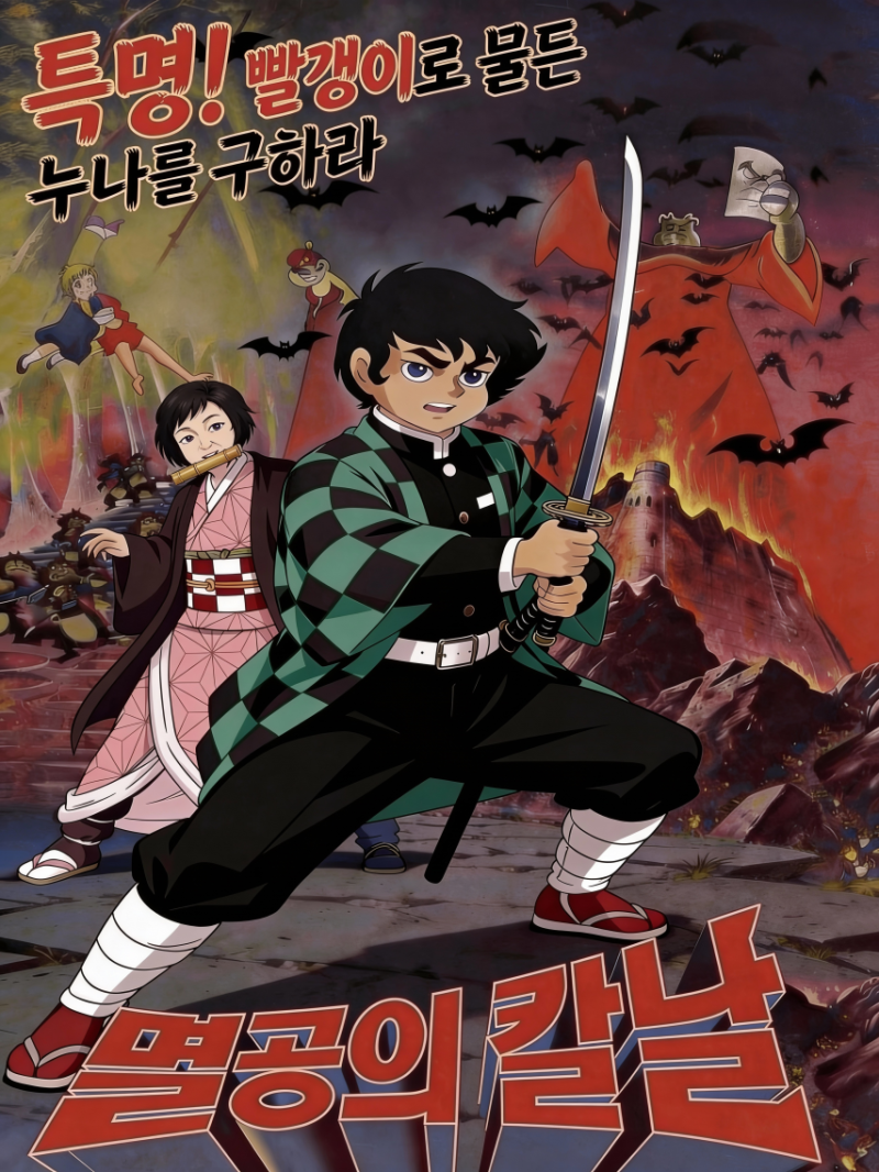 귀멸의칼날 반공애니 멸공의 칼날