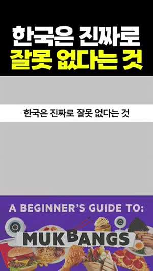 전세계 한류 열풍에 한국은 진짜로 잘못 없다는 것